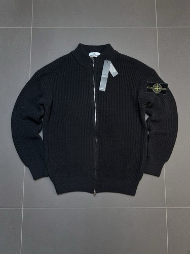 Stone island black - black, knit
