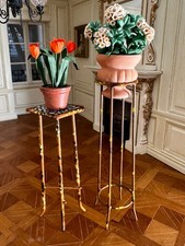 Dolls house miniature 1:12 ARTISAN ‘bamboo’ plant stands by ROBERSON MINIATURES