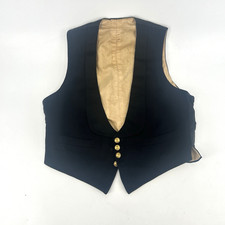 Vintage RN Waistcoat Royal Navy Officer's Dress Queens Crown Insignia Buttons