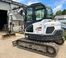 Bobcat E85 8 Ton Excavator *DEMO SPEC* 2018 2600 Hours Digger Demolition Track