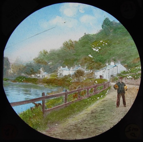 Cracked glass magic lantern - cracked,