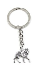 Wolf dog pet - wolf, metal