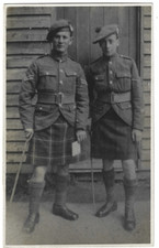 Military, two Scottish NCOs in