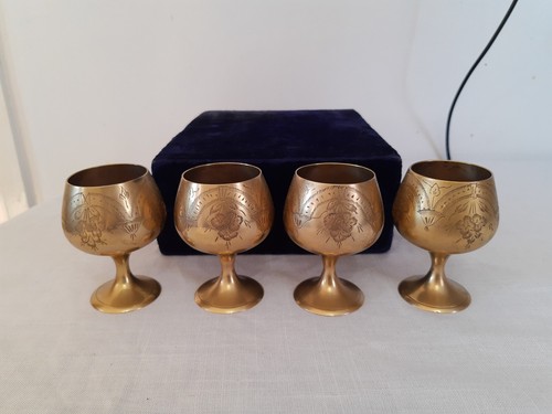 Vintage silver plated goblets - vintage,