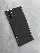 Samsung Galaxy Note 10+ Plus 5G 256GB Unlocked Aura Black - Cracked, Fully Works