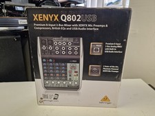 Behringer Xenyx Q802USB Premium 8 Input, 2 Bus compact USB Mixer 