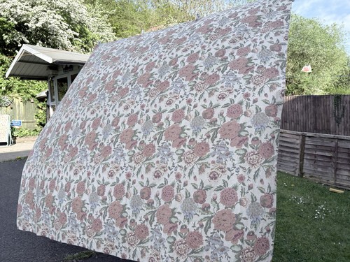 Pair vintage lined curtains - pair,