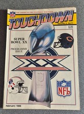 AMERICAN FOOTBALL MAGAZINE * TOUCHDOWN ** VOL 3 NO 11 ** NFL 1985 * SUPERBOWL XX