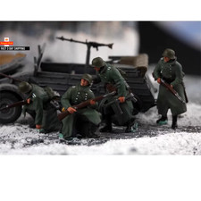 1:72 Model Resin Painted 4Pcs