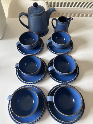 Denby reflex cups - reflex, saucers