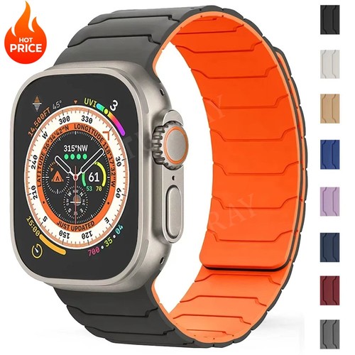 Magnetic silicone strap band - magnetic,