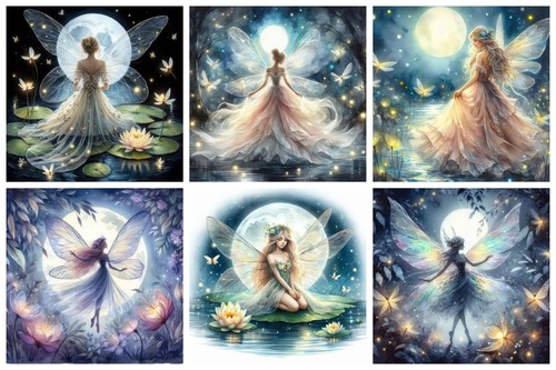 Midnight fairy cardmaking - ,
