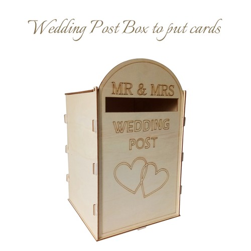 Diy wooden wedding - wedding, mailbox