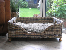 Extra large Charles wicker dog bed Kettle ... Exclusive