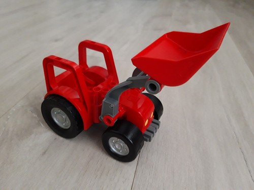 Lego duplo red construction - lego,