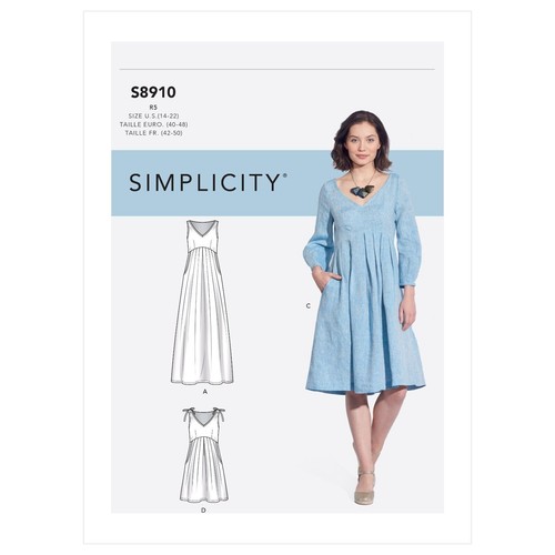 Simplicity 8910 sewing pattern - sewing,