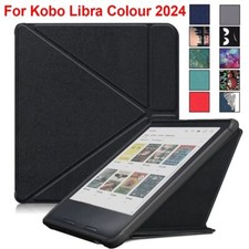 For Kobo Libra Colour 2024 Smart Case 7 inch Multi-folding Stand eReader Cover