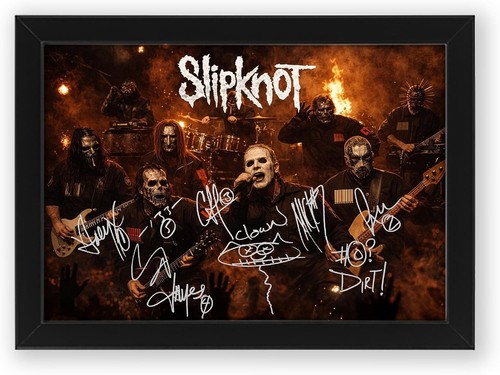 Slipknot signed poster - poster,