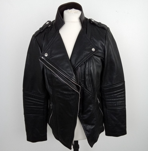 Real leather women biker - leather,