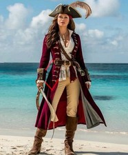 Steampunk Maroon Frock Coat