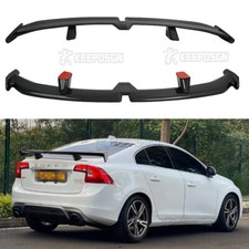55" Rear Trunk Spoiler Wing Carbon Fiber PRO Style For Volvo S40 S60 S80 S90 V60