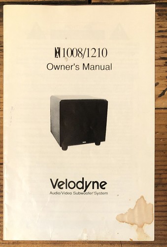 Velodyne 1008 1210 - va-1008, -1210
