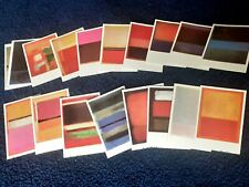 POSTCARD ART Mark Rothko Collection 18 Cards Job Lot modern art 1940's 