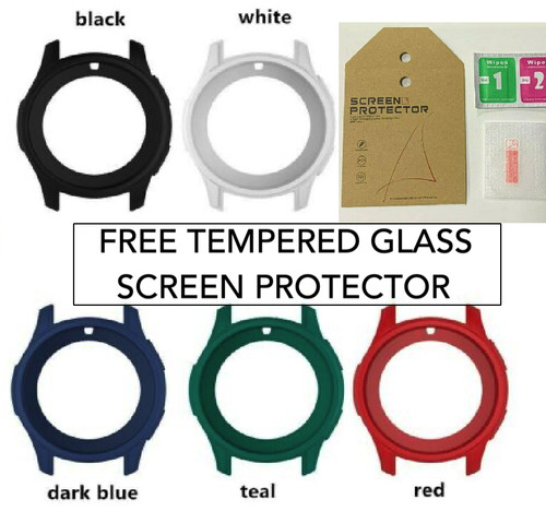 Silicone case tempered - silicone,