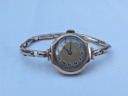Ladies art deco 9ct - 9ct, watch