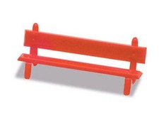 PECO LK-26 - 12 x Red Plastic Platform Seats 00 Gauge 1/76th Scale - RM48 Post