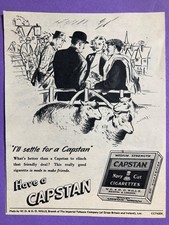 Capstan Cigarettes Advert