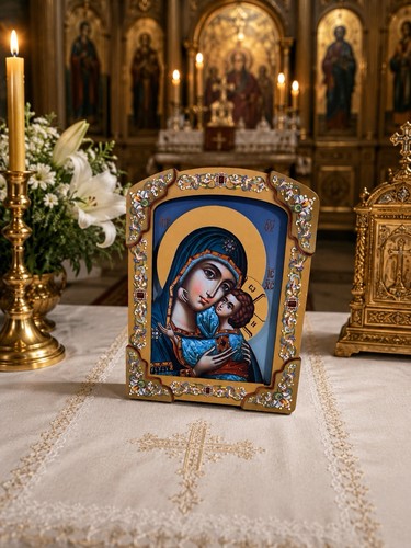 Virgin mary with child - mary,