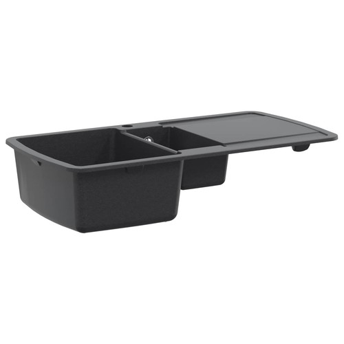 Granite kitchen sink double - kitchen,