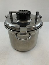 Stainless Steel ICM Pressure Cooker with Safety Valve and Basket