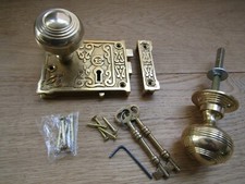 SOLID BRASS Door rim knob &