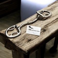 Loop Ring Eggbutt Comfort Barrel Snaffle Horse Bits Equestrian Tack