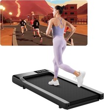 Smart Walking Pad Under Desk Treadmill App Control Quiet Motor Heavy Duty 136kg