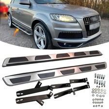 SIDE STEPS RUNNING BOARDS BAR ALUMINIUM & ABS DESIGN FOR AUDI Q7 4L 2006-2016