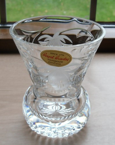 Signed royal brierley crystal - signed,