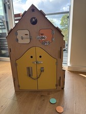 Wooden Busy Board House