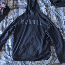 NOBULL Athletic Workout Hoodie Running Gym Black Sweatshirt Men’s Size XL