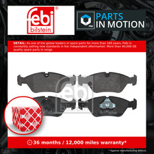 Brake Pads Set fits BMW 525 E28 2.7 Front 81 to 87 34111153203 34111154611 Febi