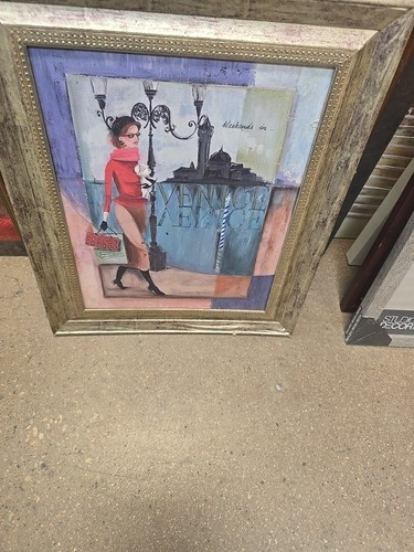 Framed venice art print - art,