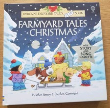 Usborne Lift the Flap 'Farmyard Tales Christmas' Hardback Book