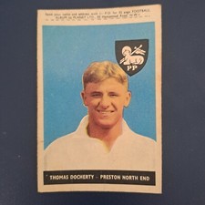 1958 A&BC FOOTBALLERS 2ND SERIES THOMAS DOCHERTY PRESTON NORTH END