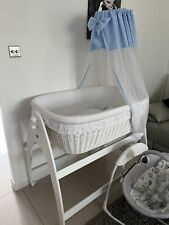 MJ Mark Large Swinging Wicker Crib