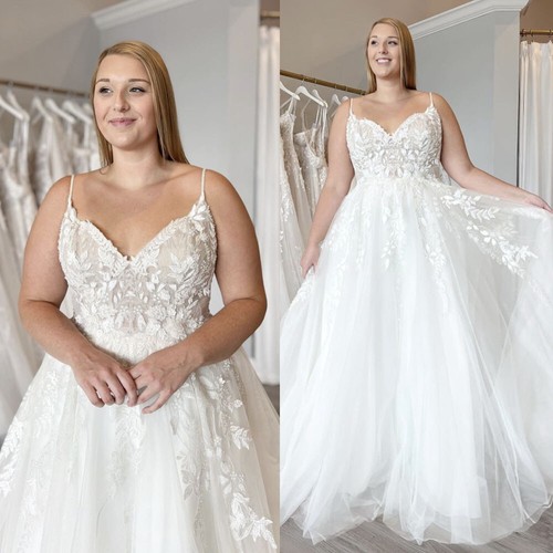 Simple plus size wedding - size,