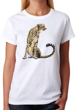Cheetah T-Shirt Ladies Fitted