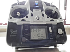 FUTABA T6J 2.4 GHZ S-FHSS 6 CHANNEL TRANSMITTER SET ON MODE 2, GOOD CLEAN COND
