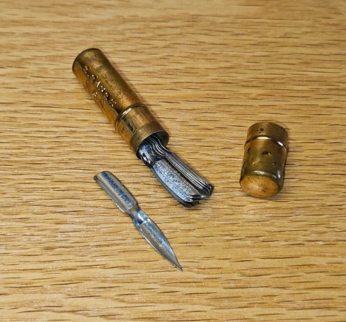 Antique fountain pen nibs - 12,